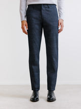 Pantalon carreaux marine