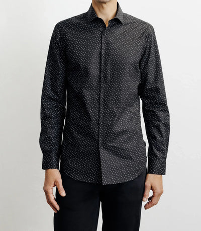 Black printed city shirt
