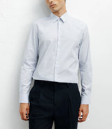Chemise casual à rayures ciel