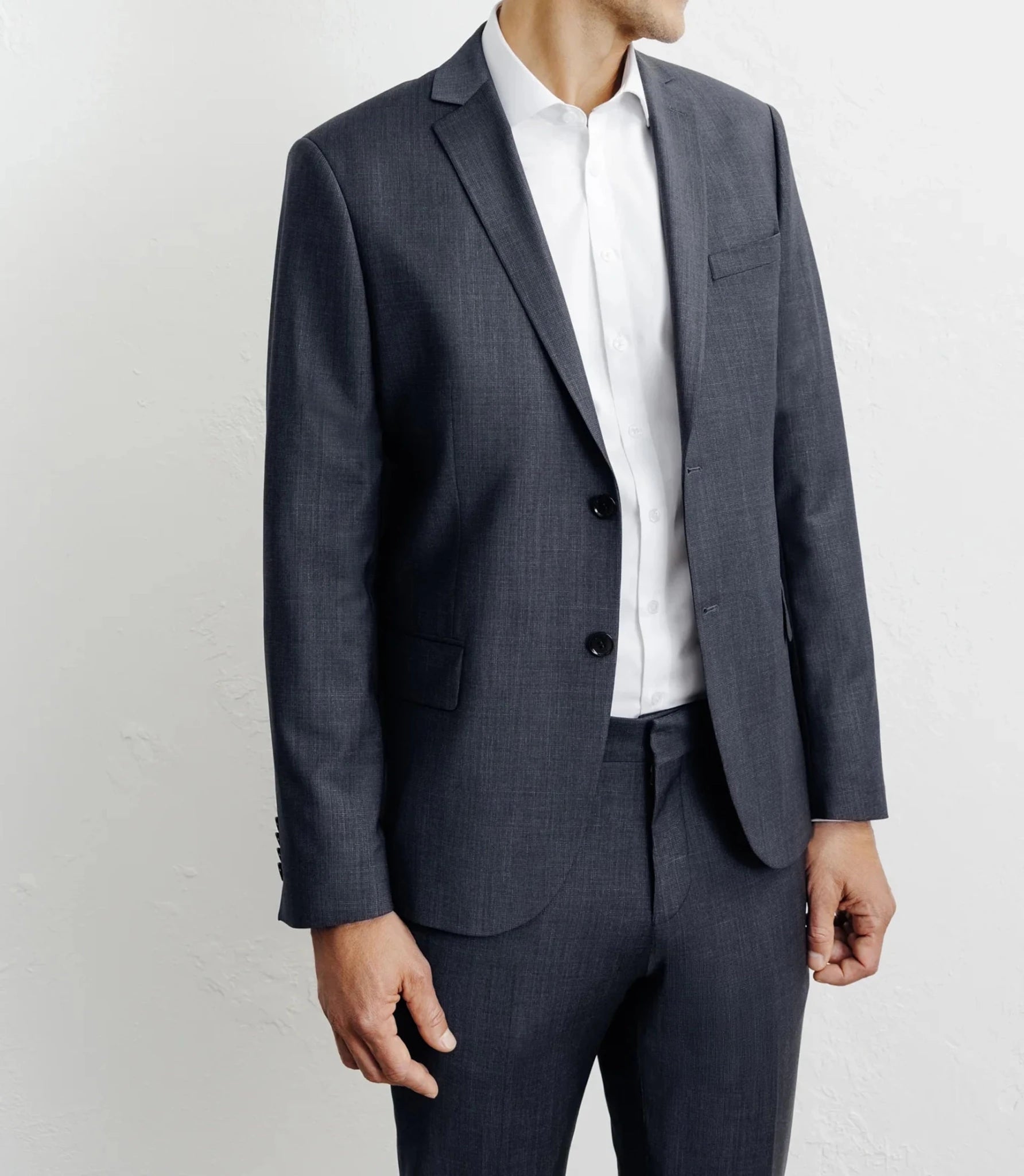 Navy 2-button suit