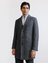 Manteau 3 boutons noir