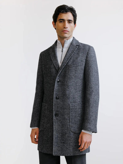 Manteau 3 boutons noir - IZAC