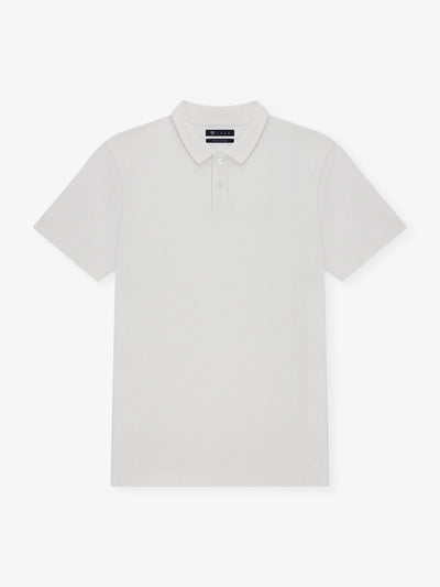 Polo piqué blanc - IZAC