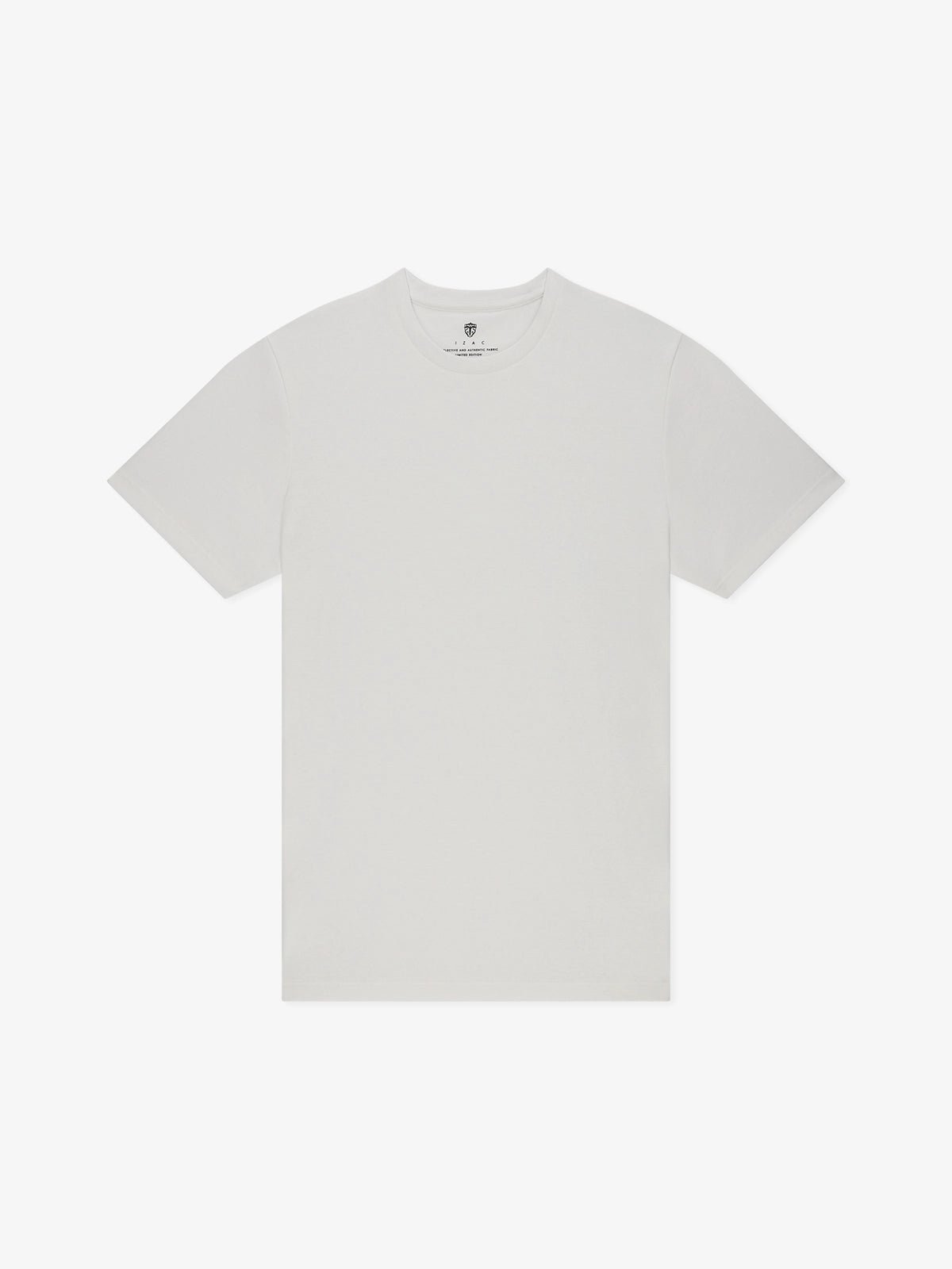 T-shirt col rond blanc - IZAC