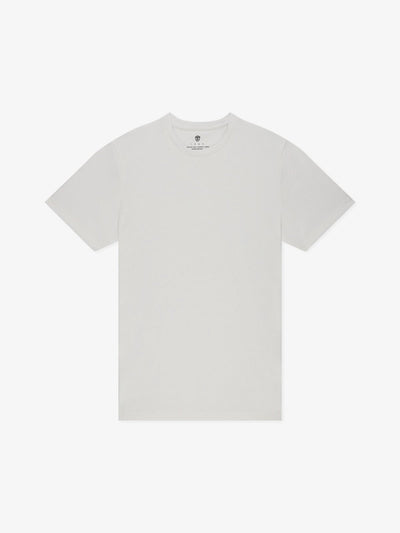 T-shirt col rond blanc - IZAC