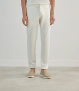 Pantalon casual en maille écru - IZAC