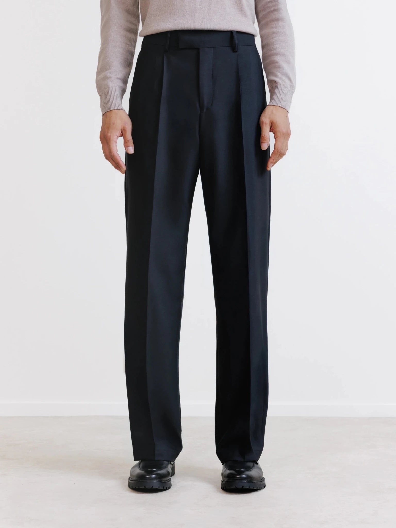Pantalon taille haute noir - IZAC