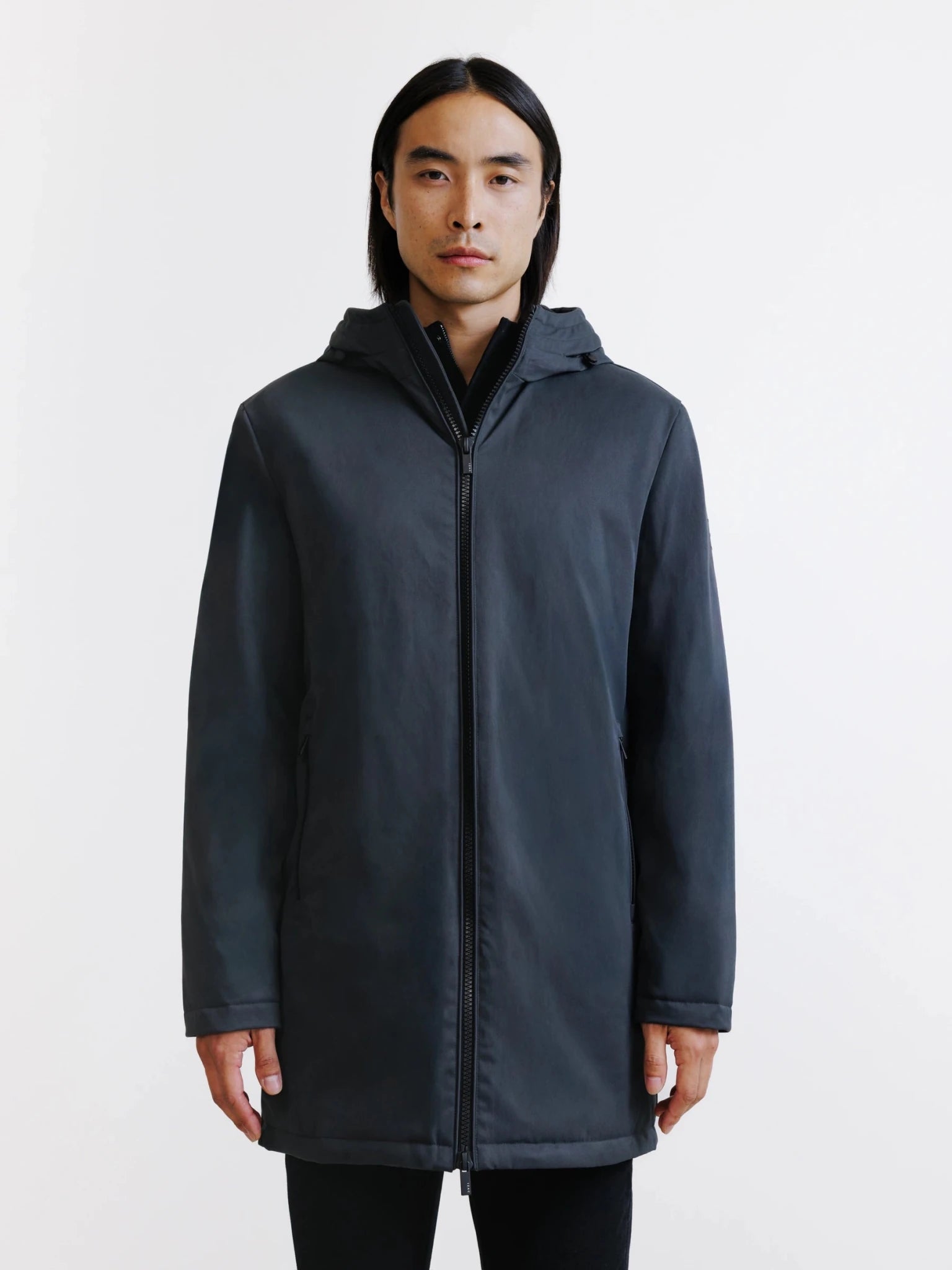 Parka à capuche anthracite - IZAC