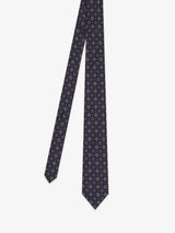 Navy blue fancy tie