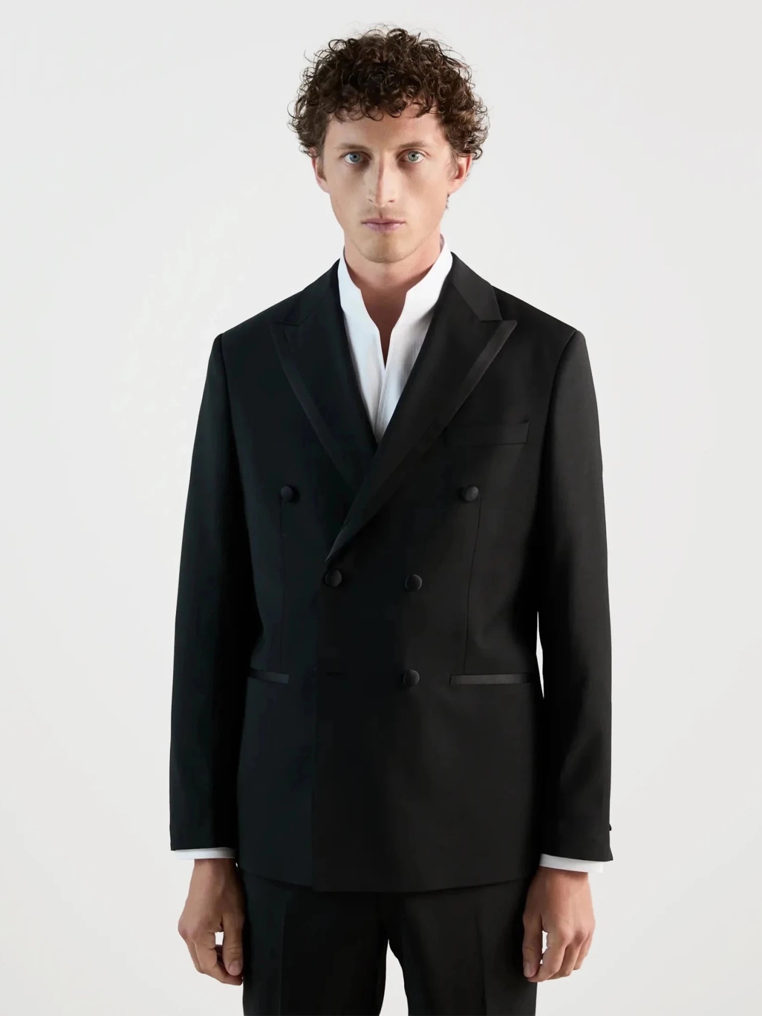 Costume croisé noir - IZAC
