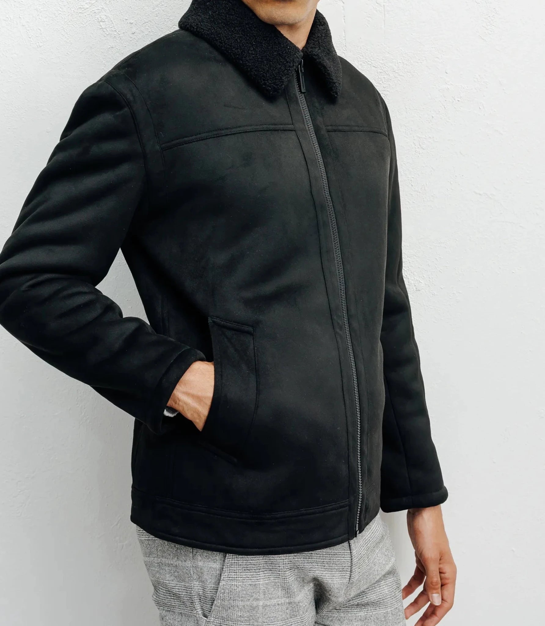 Blouson bombardier noir - IZAC