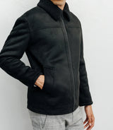 Black bomber jacket