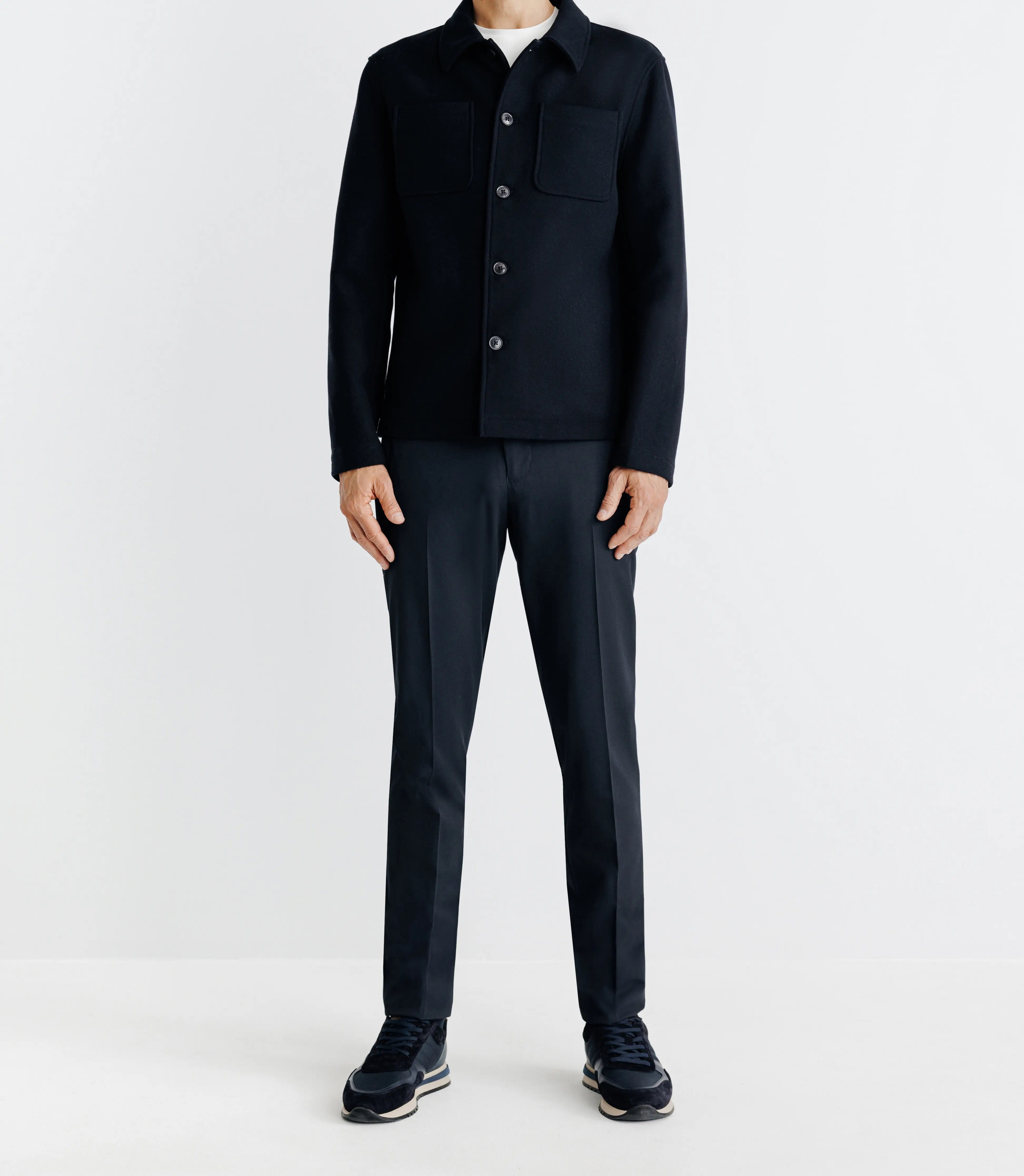 Surchemise avec poches marine - IZAC