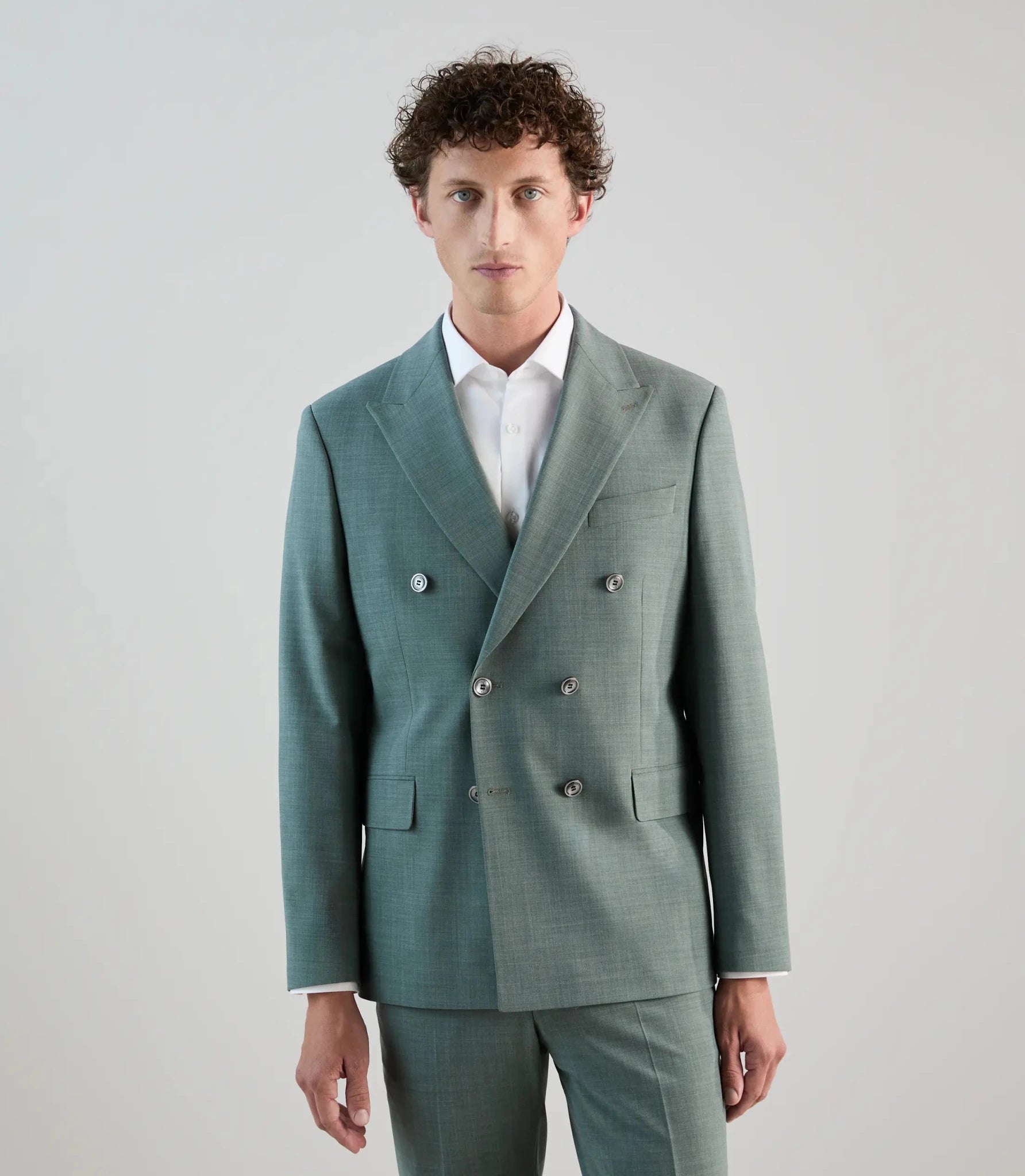 Costume croisé kaki - IZAC