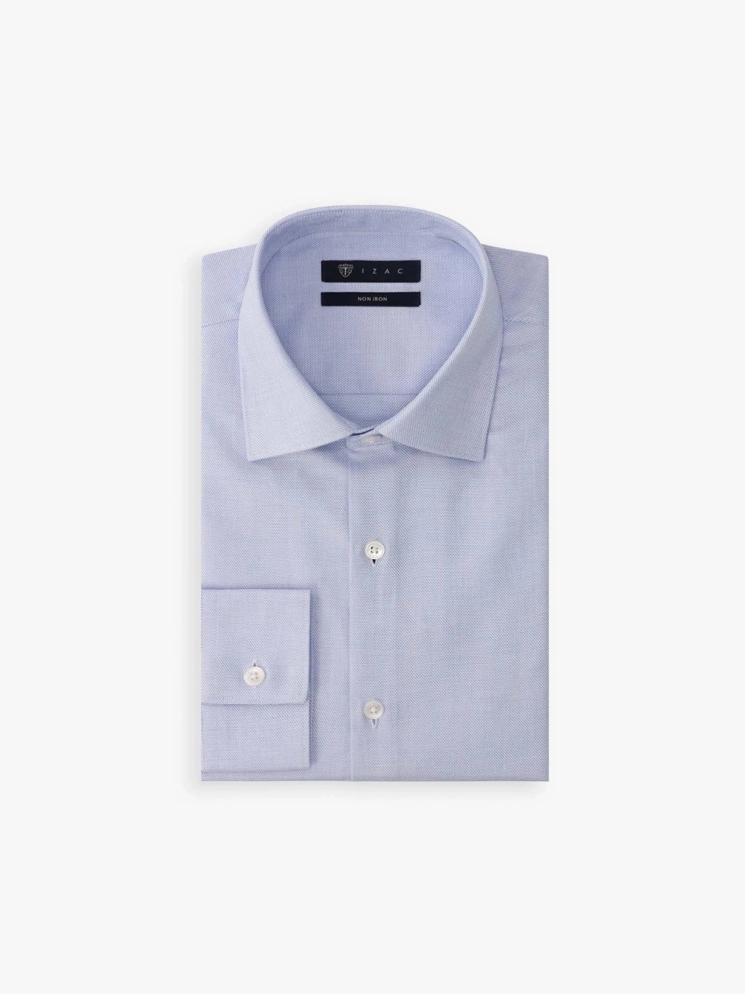 Chemise non iron ciel