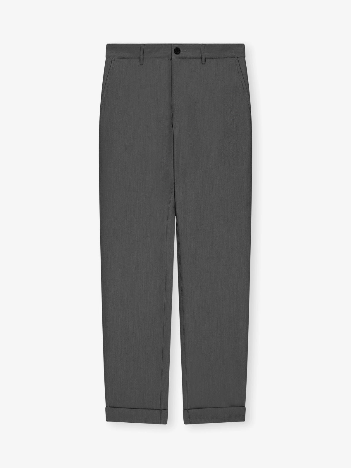 Anthracite trousers with elasticated waist