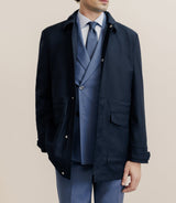 Parka courte 2 poches marine