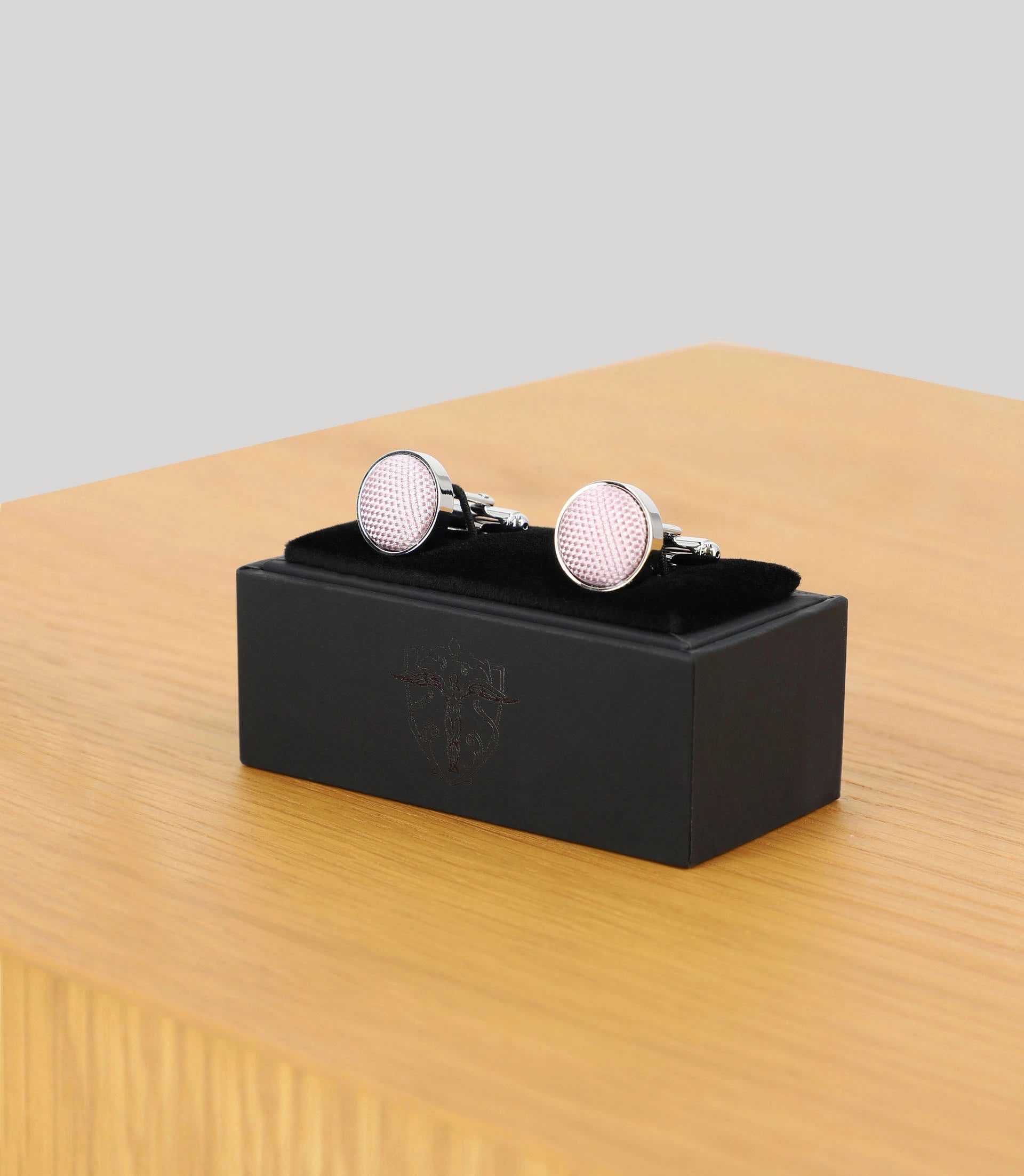 Boutons de manchette rose - IZAC