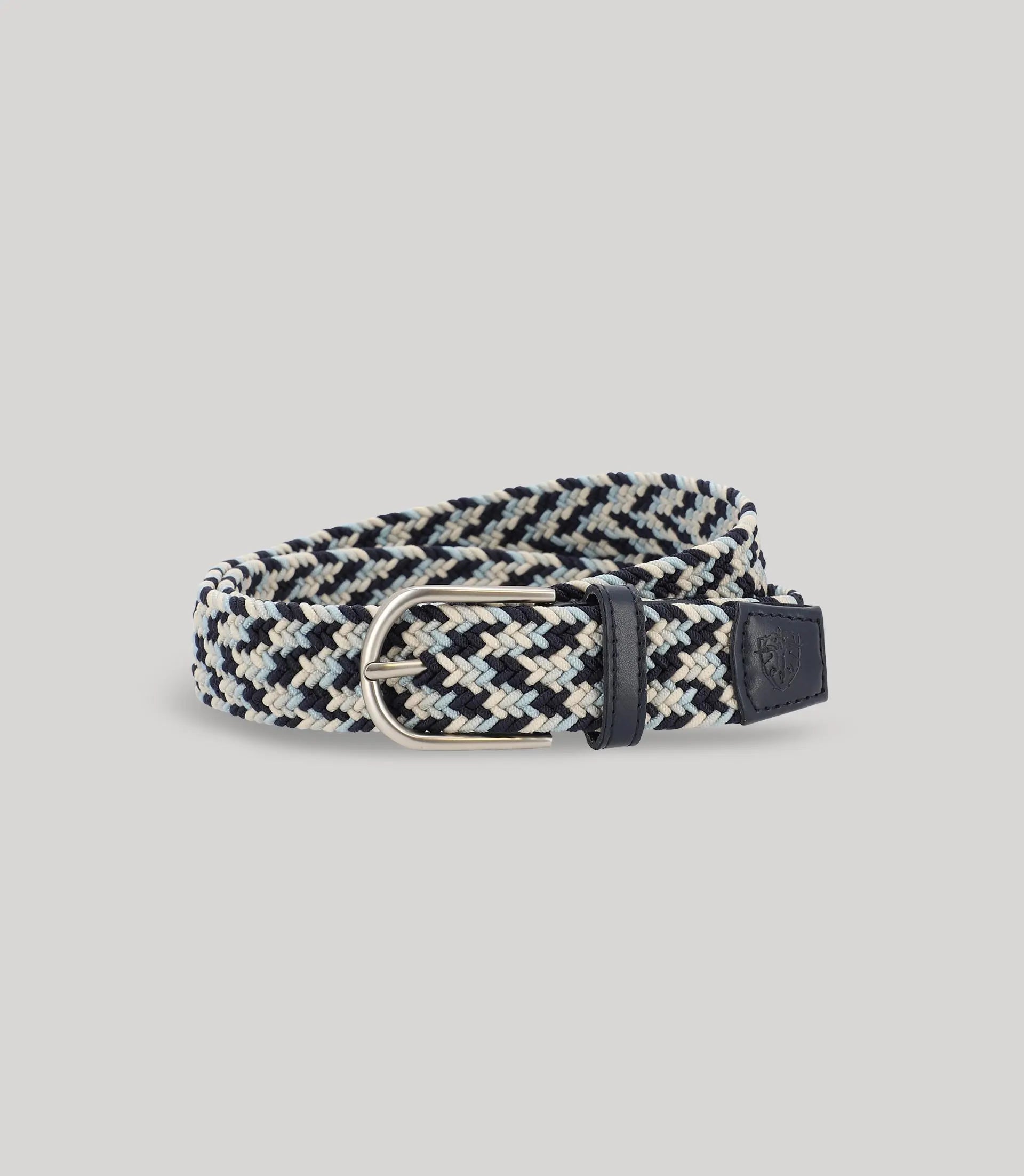 Ceinture tressée marine - IZAC
