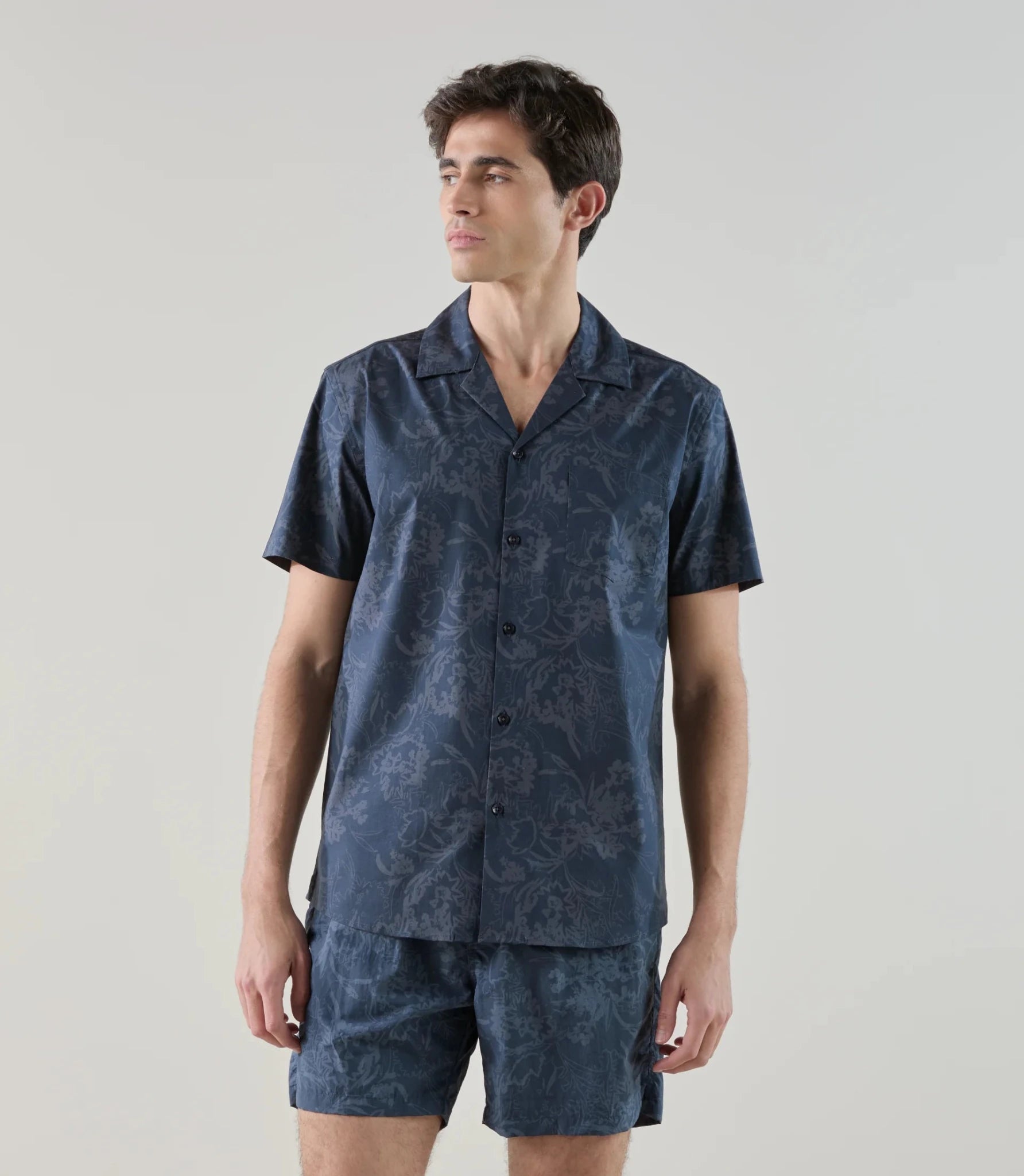 Chemise fantaisie marine - IZAC