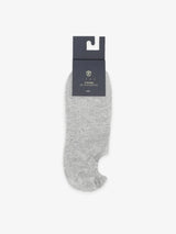 Marl grey short socks multipack