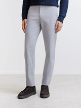 Pantalon armuré gris clair