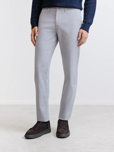 Pantalon armuré gris clair