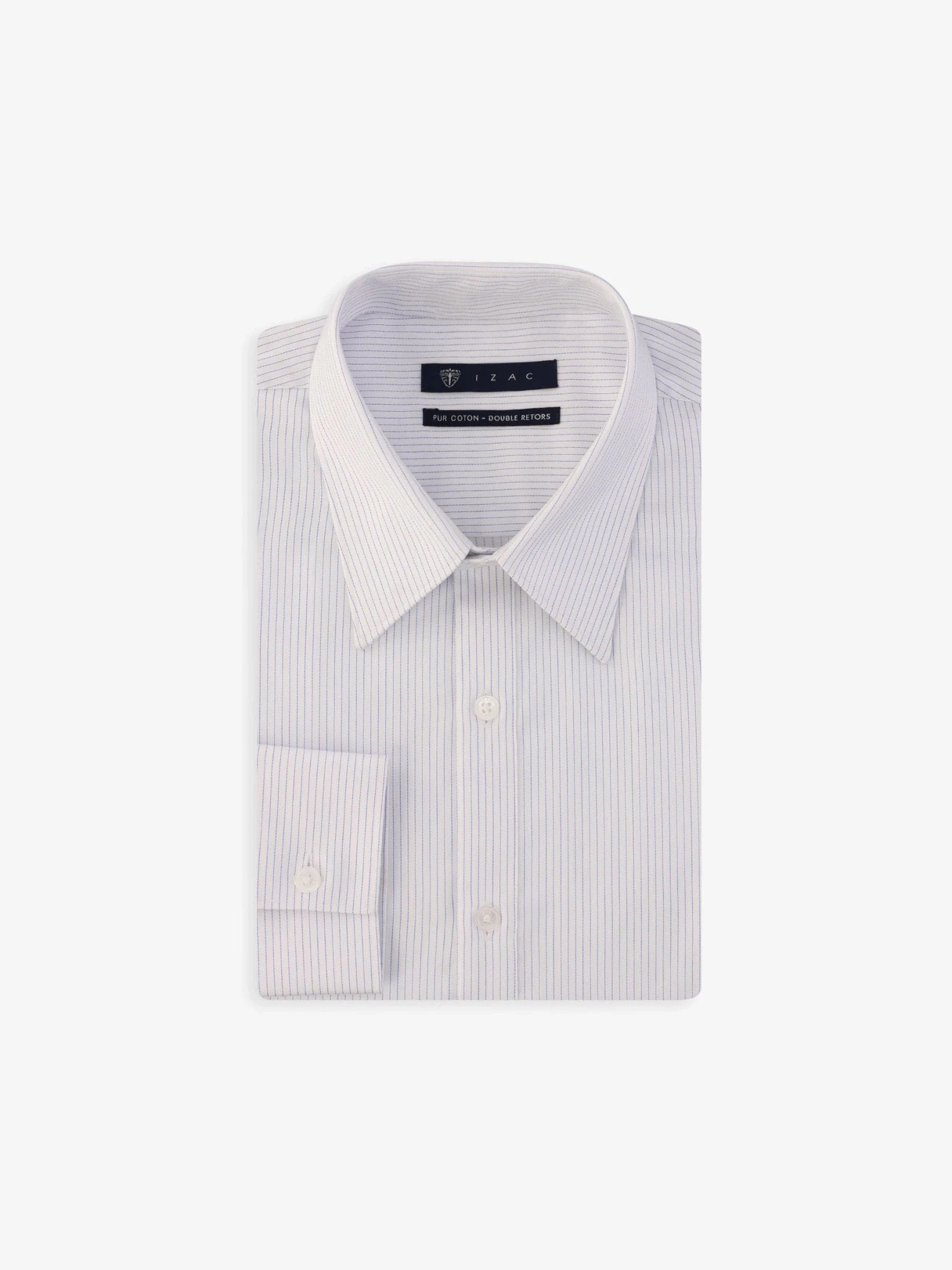 Chemise à rayures blanches - IZAC