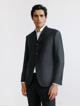 Black 3-button suit
