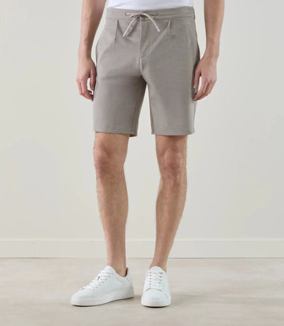 Bermuda en maille beige - IZAC