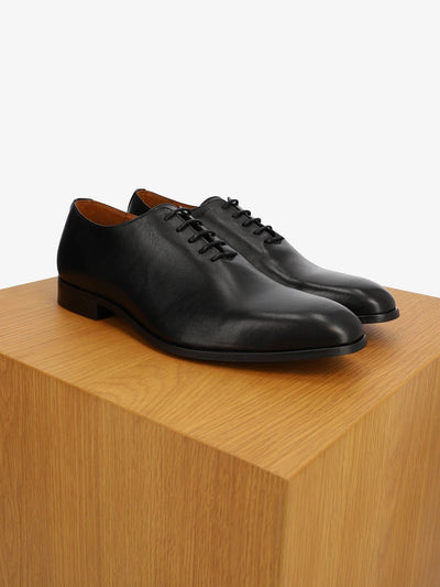 Chaussures richelieu en cuir noires - IZAC