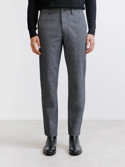 Pantalon carreaux anthracite