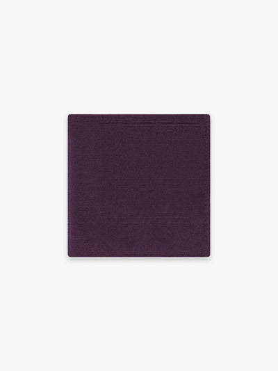 Pochette unie bordeaux
