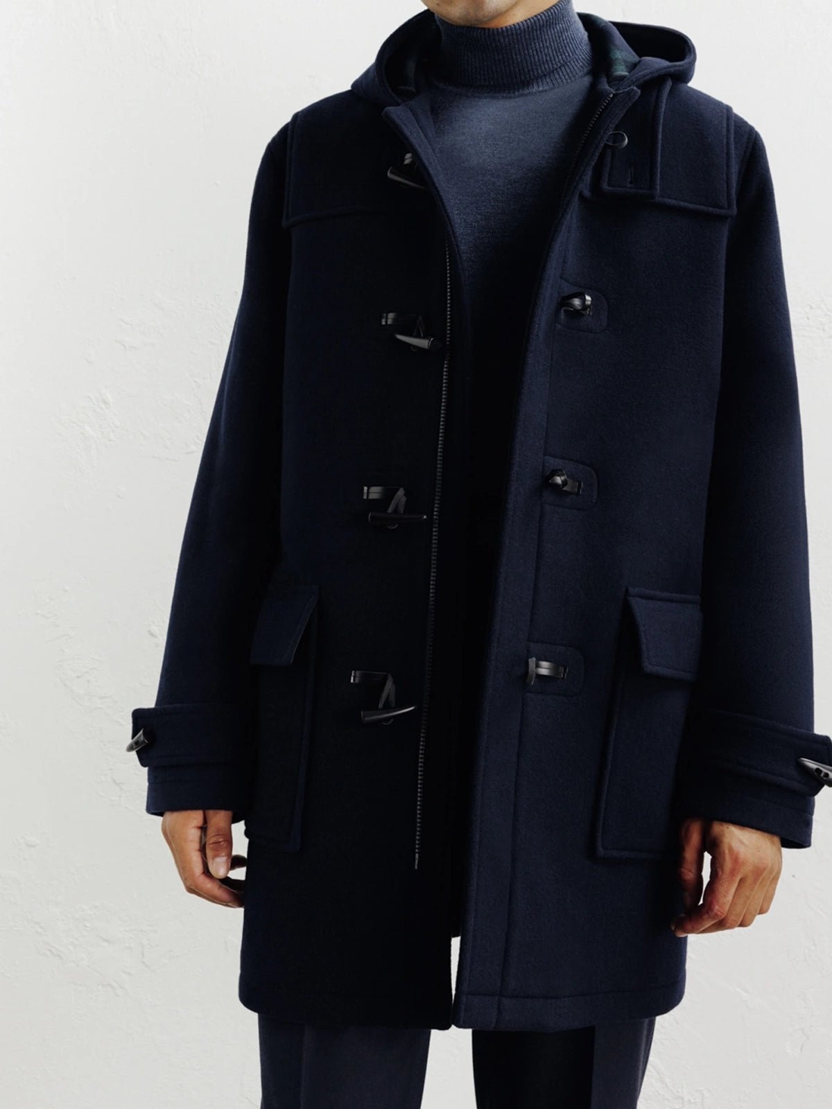Manteau duffle-coat marine