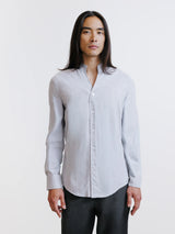 Chemise en flanelle grise
