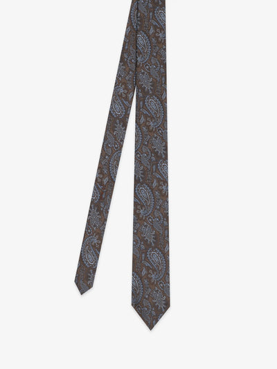 Brown novelty tie