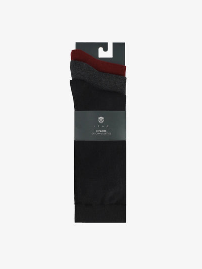 Pack de chaussettes bordeaux