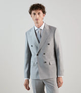 Costume croisé gris