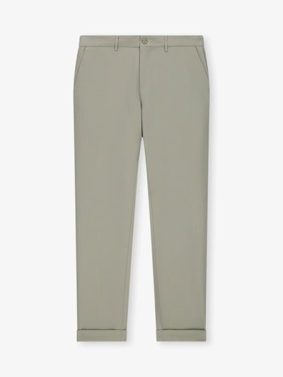 Pantalon avec taille élastiquée kaki - IZAC