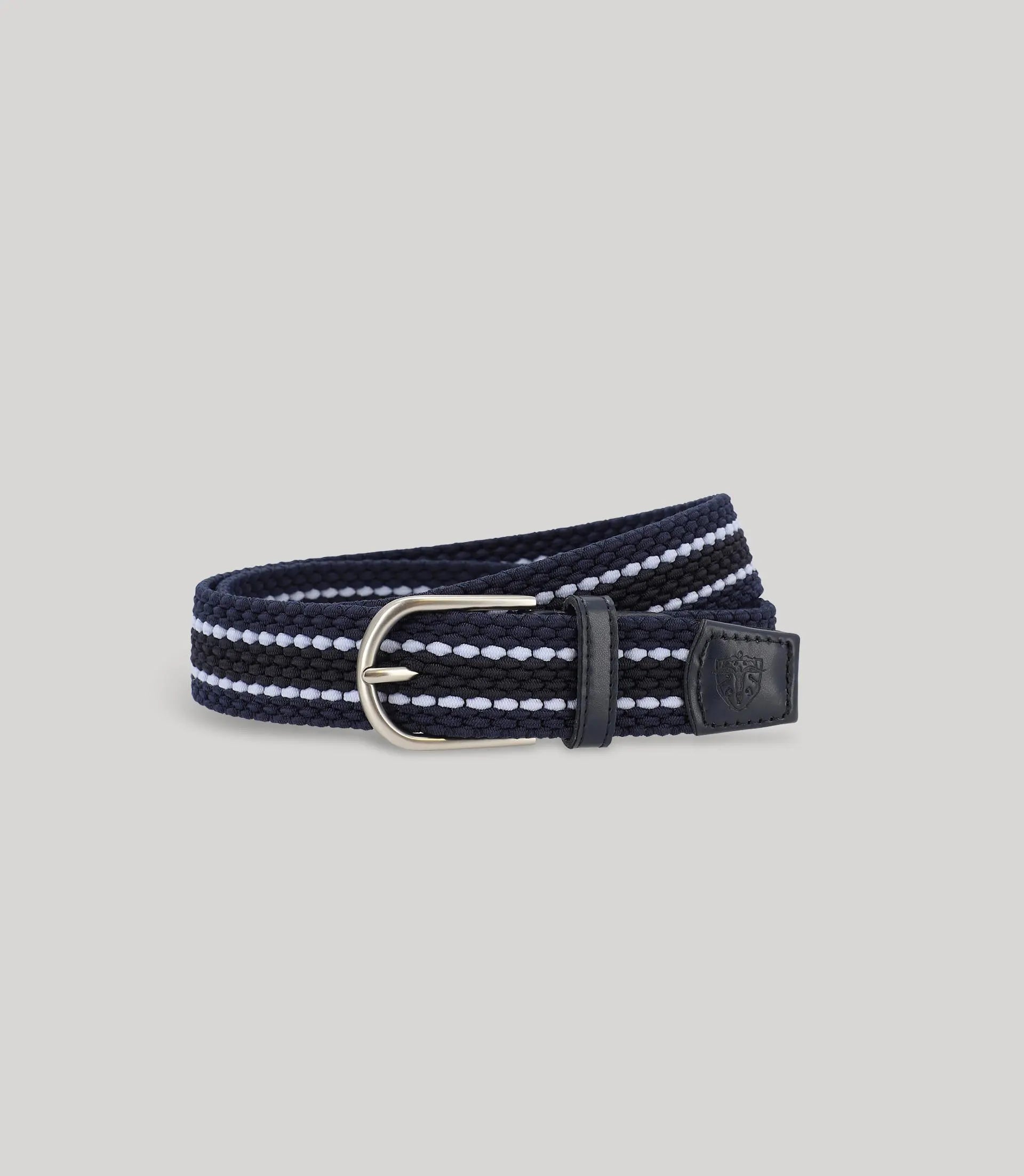 Ceinture tressée marine - IZAC
