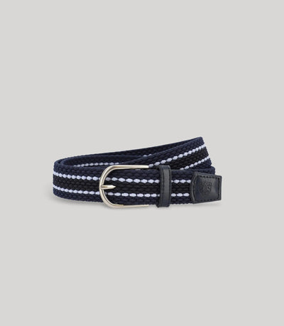 Ceinture tressée marine - IZAC