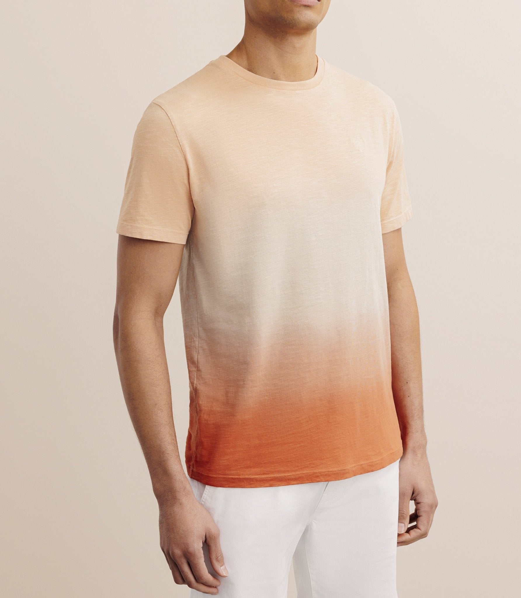 T-shirt tye & dye pêche - IZAC