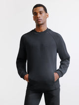 Sweat col rond noir