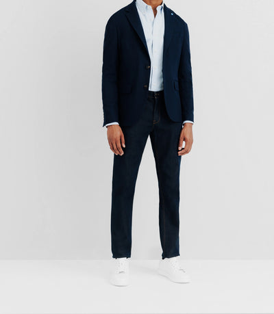 Veste casual 2 boutons marine - IZAC