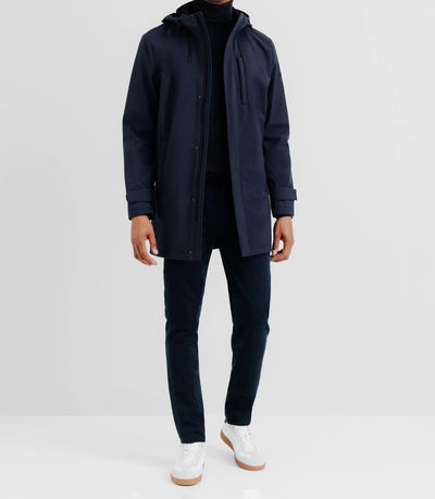 Parka col montant marine - IZAC