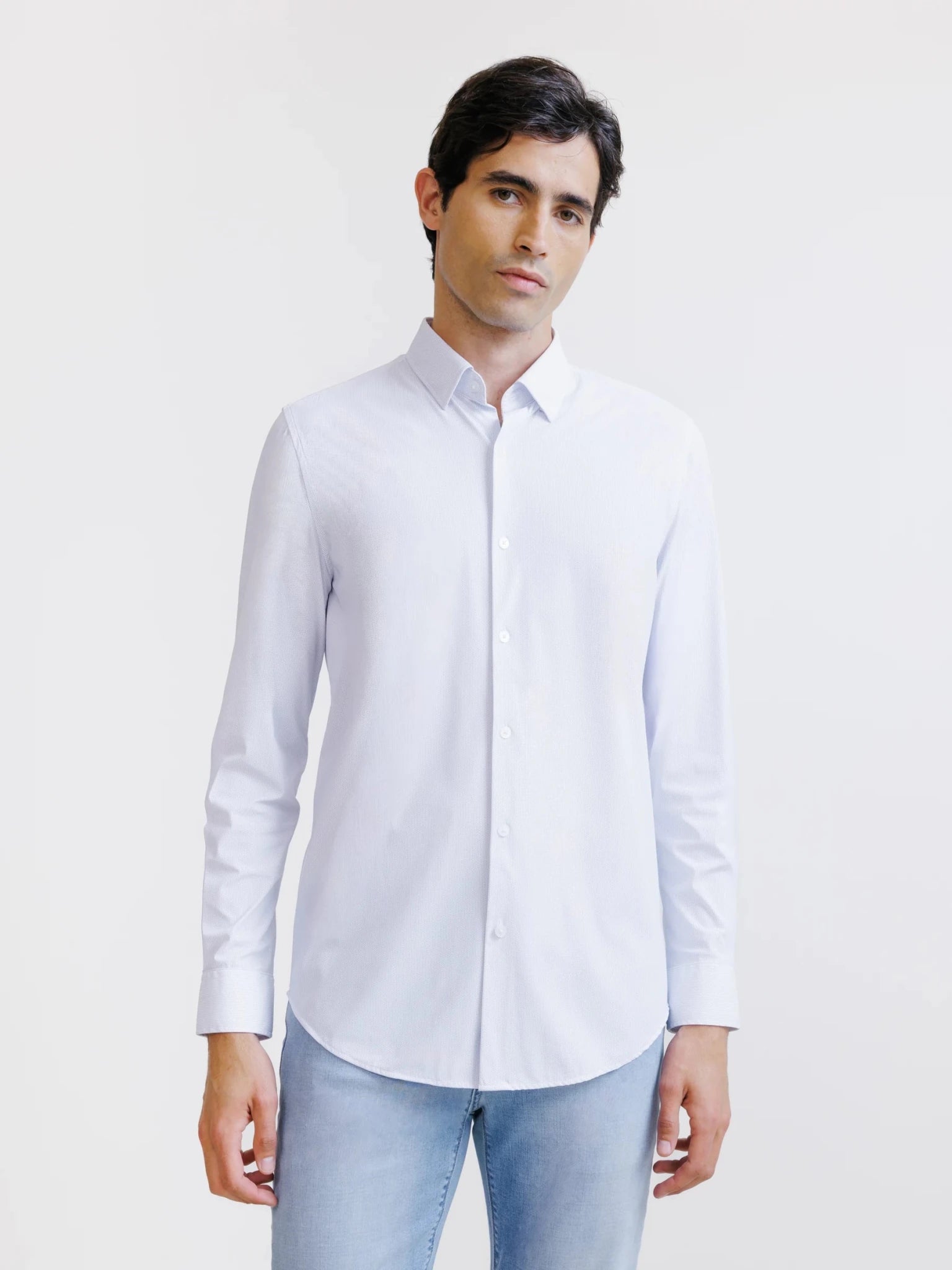 Chemise slim ciel - IZAC