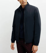 Blouson col chemise marine