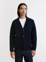 Gilet en maille marine - IZAC