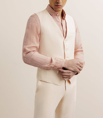 Gilet 100% lin pêche - IZAC