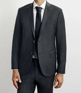 2-button suit grey f